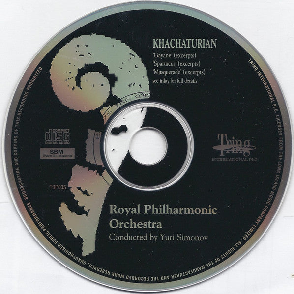 Aram Khatchaturian, Royal Philharmonic Orchestra, Yuri Simonov : 'Gayane' (Excerpts) / 'Spartacus' (Excerpts) / 'Masquerade' (Excerpts) (CD)