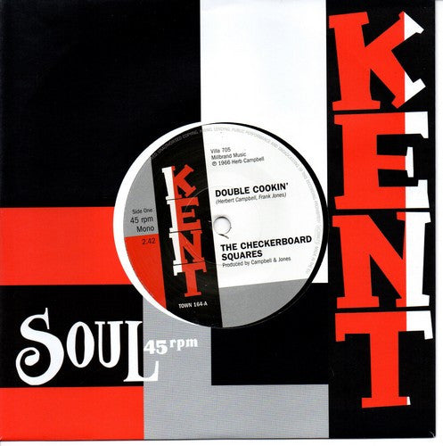Checkerboard Squares / The Tandels : Double Cookin' / Is It Love Baby (7")
