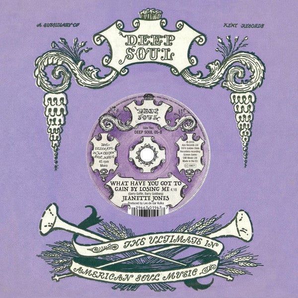 The Paramount Four / Jeanette Jones : You Must Leave Her Because You Love Her / What Have You Got To Gain By Losing Me (7", Single)