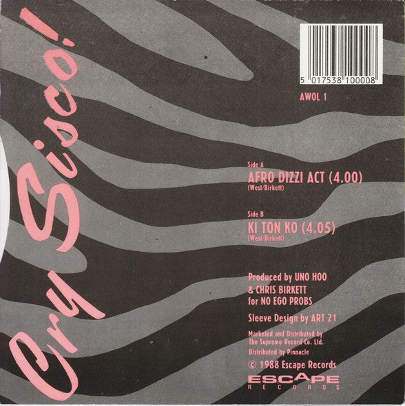 Cry Sisco! : Afro Dizzi Act (7", Single)