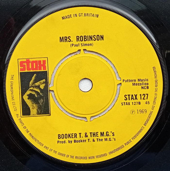 Booker T & The MG's : Soul Clap '69 (7", Single, 4 P)