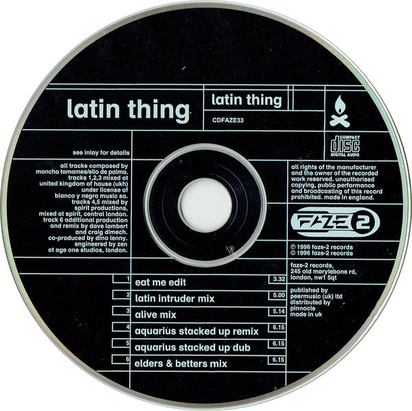 Latin Thing : Latin Thing (CD, Single)