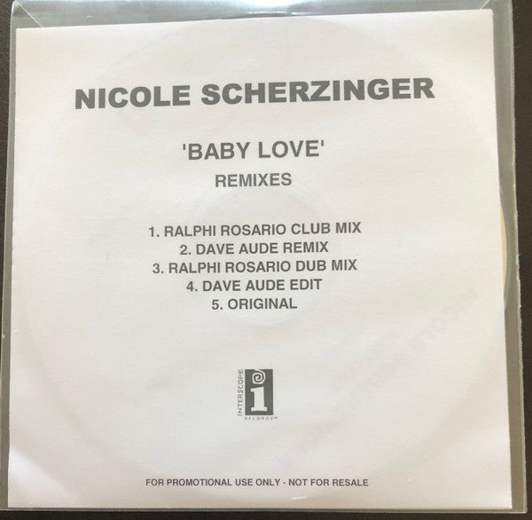 Nicole Scherzinger : Baby Love (Remixes) (CDr, Single, Promo)