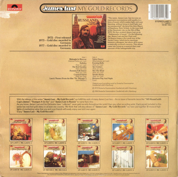 James Last : James Last In Russia (LP, Album, RE)
