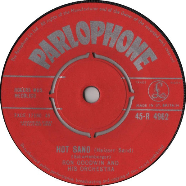 Ron Goodwin And His Orchestra : Hot Sand (Heisser Sand) (7", Single)