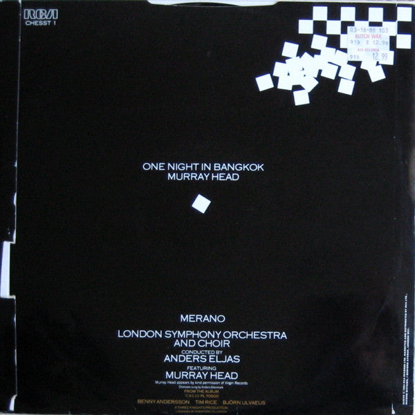 Murray Head : One Night In Bangkok (12")