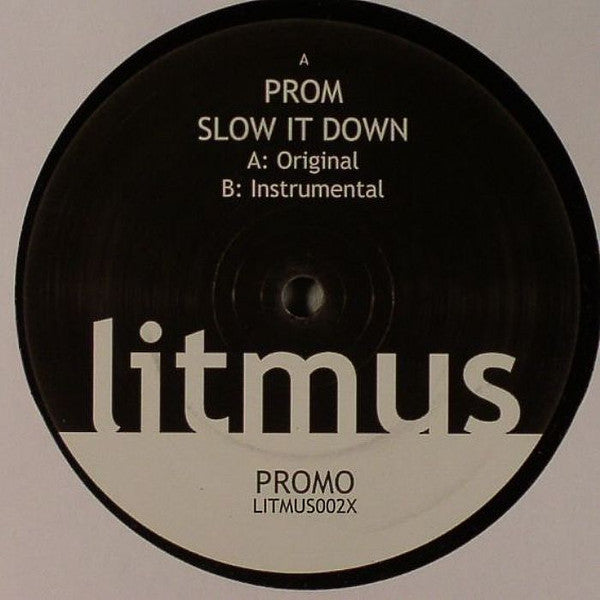 DJ Prom : Slow It Down (12", Promo)