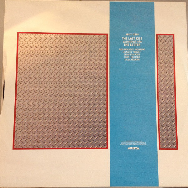 David Cassidy : The Last Kiss (12", Pos)