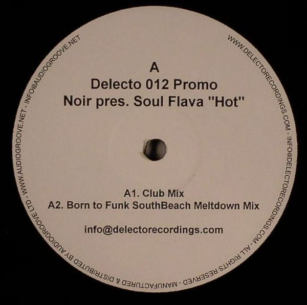 Noir Pres. Soul Flava : Hot (12", Promo)