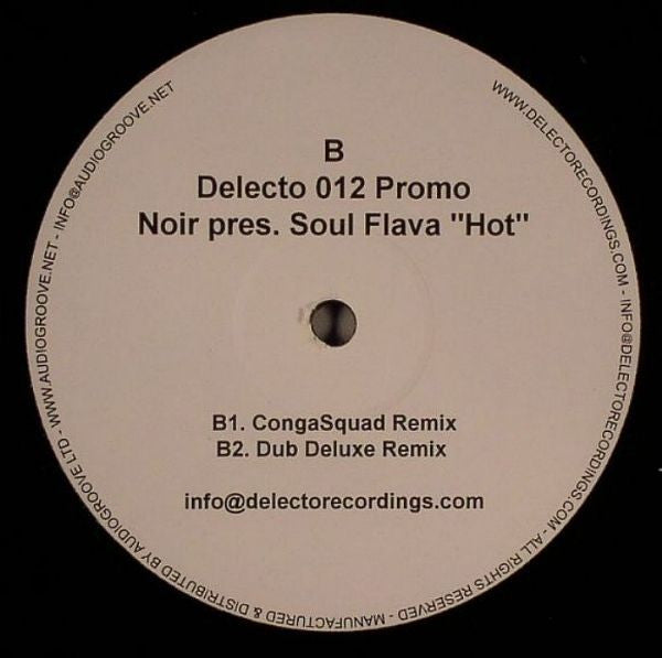 Noir Pres. Soul Flava : Hot (12", Promo)