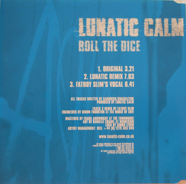 Lunatic Calm : Roll The Dice (CD, Single)