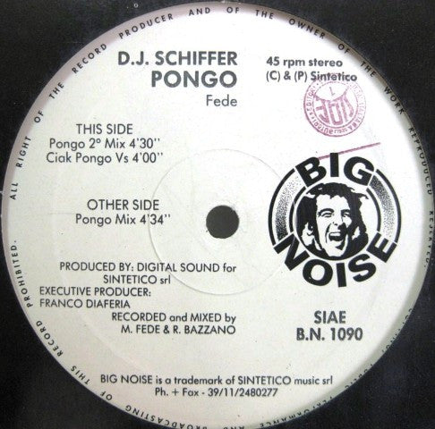 Schiffer : Pongo (12")