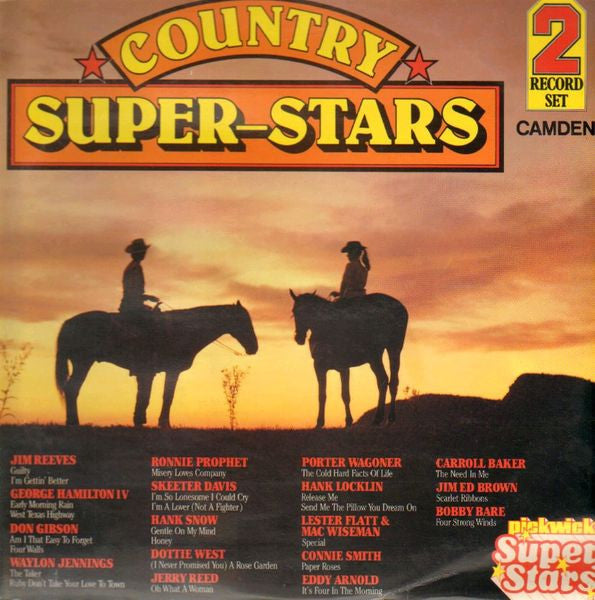 Various : Country Super-Stars (2xLP, Album, Comp)