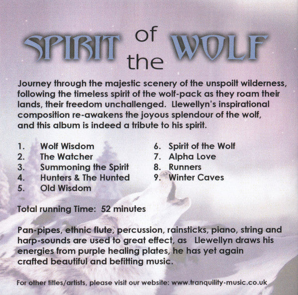 Llewellyn : Spirit Of The Wolf (CDr, Album, RE)