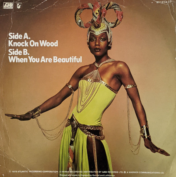 Amii Stewart : Knock On Wood (12", Single, Ltd, Tra)