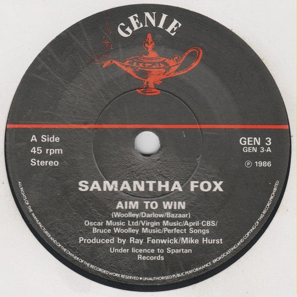 Samantha Fox : Aim To Win (7", Single)