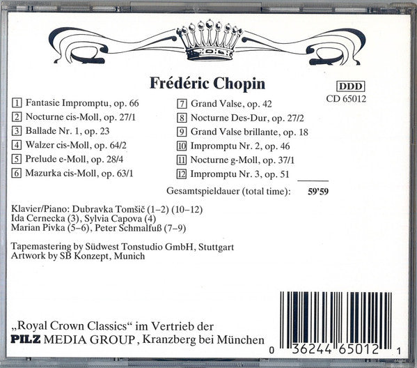 Frédéric Chopin : Fantasie - Impromptu (CD, Comp)