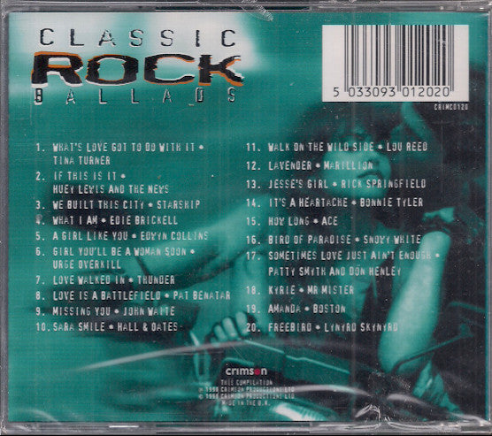 Various : Classic Rock Ballads (CD, Comp)