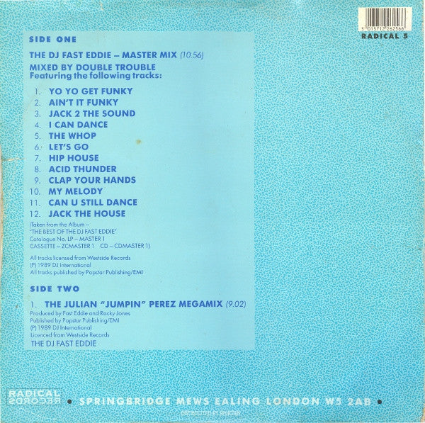 "Fast" Eddie Smith : Fast Eddie (Master Mix) (12", Single, Ltd)