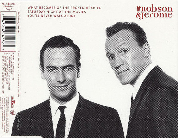 Robson & Jerome : What Becomes Of The Broken Hearted / Saturday Night At The Movies / You'll Never Walk Alone (CD, Single, Nim)