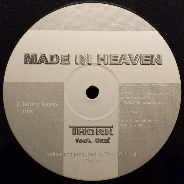 Thorn (10) Feat. Suzi : Made In Heaven (2x12", Promo)
