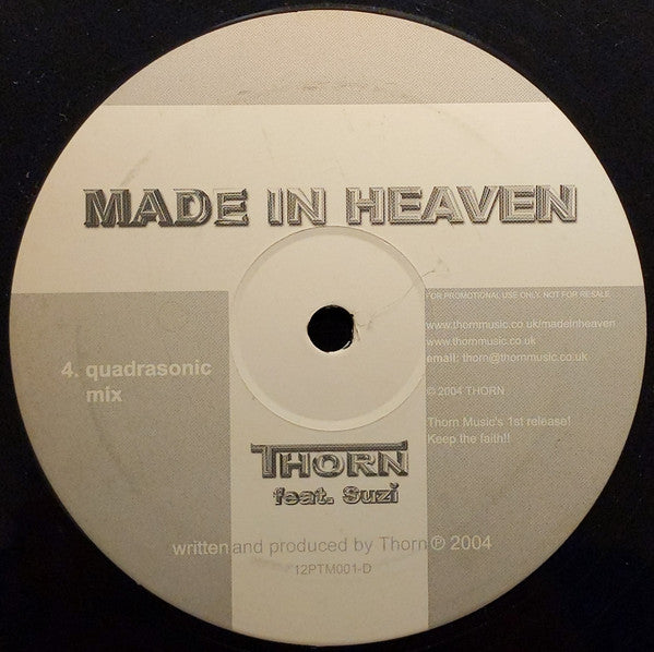 Thorn (10) Feat. Suzi : Made In Heaven (2x12", Promo)