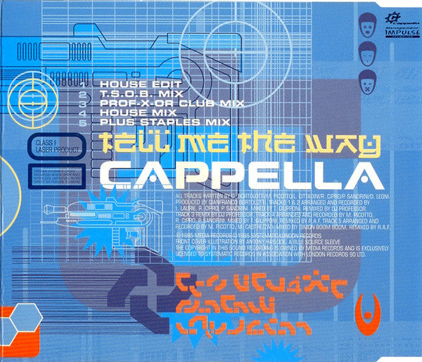 Cappella : Tell Me The Way (CD, Single)