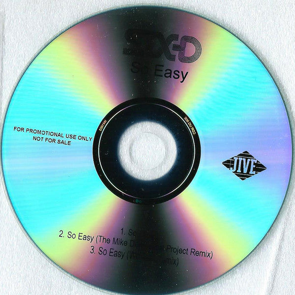 Six D : So Easy (CD, Single, Promo)