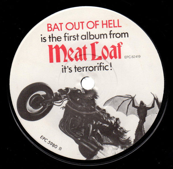 Meat Loaf : You Took The Words Right Out Of My Mouth (7", Single, Sol)