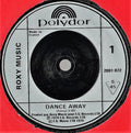Roxy Music : Dance Away (7", Single, Fre)