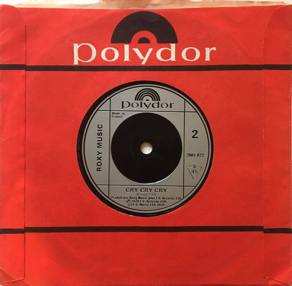 Roxy Music : Dance Away (7", Single, Fre)