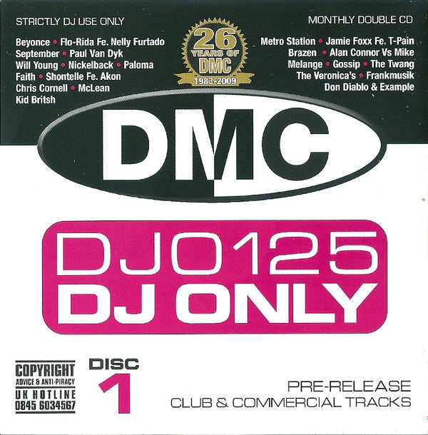 Various : DJO125 DJ Only (2xCD, Comp, Promo)