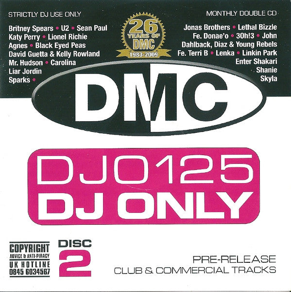 Various : DJO125 DJ Only (2xCD, Comp, Promo)