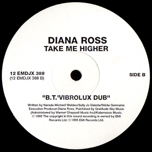 Diana Ross : Take Me Higher (2x12", Promo, Gat)