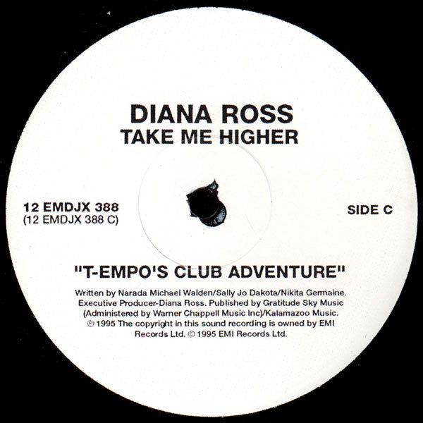 Diana Ross : Take Me Higher (2x12", Promo, Gat)