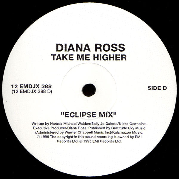Diana Ross : Take Me Higher (2x12", Promo, Gat)