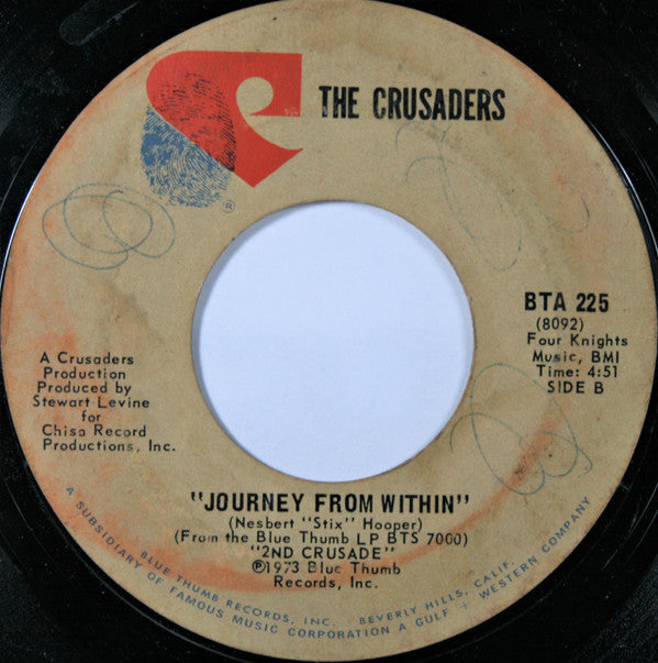 The Crusaders : Don't Let It Get You Down  (7", Single, Ter)