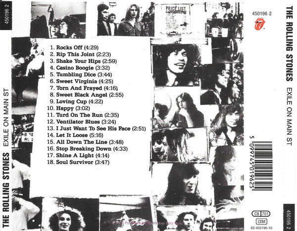 The Rolling Stones : Exile On Main St (CD, Album, RE)