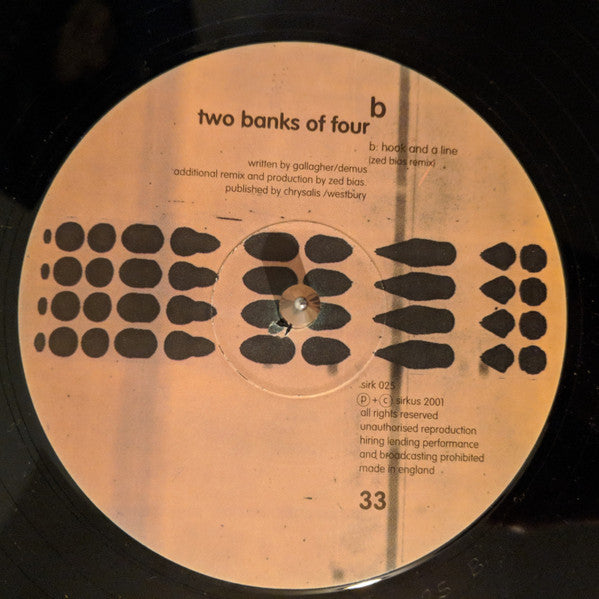 Two Banks Of Four : Hook and A Line (12")