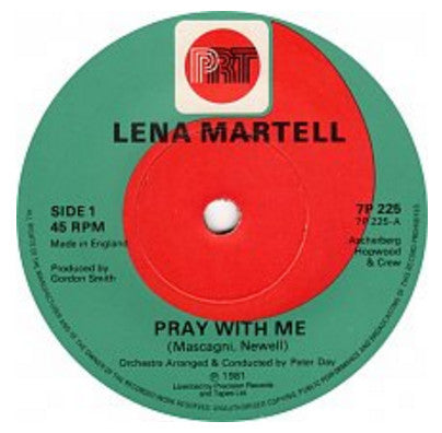 Lena Martell : Pray With Me (7", Single)
