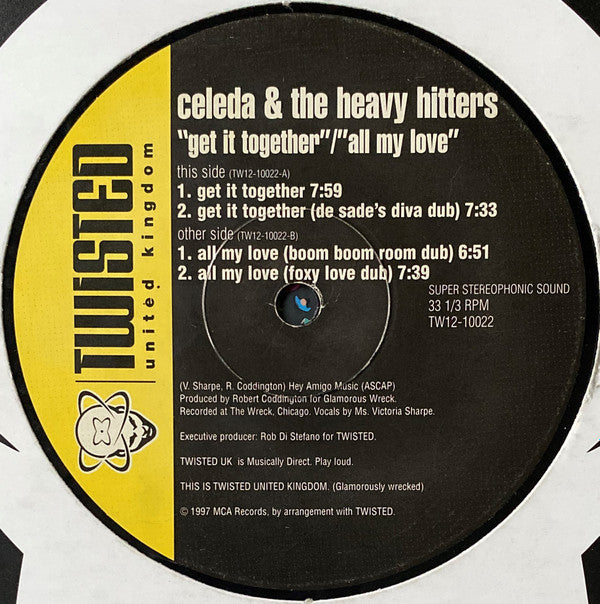 Celeda & The Heavy Hitters : Get It Together / All My Love (12")