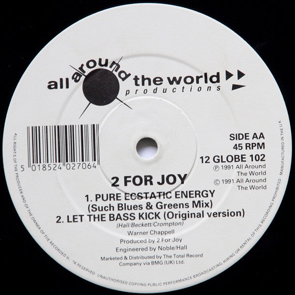2 For Joy : Let The Bass Kick (12")