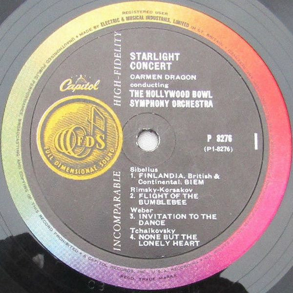 Carmen Dragon Conducting The Hollywood Bowl Symphony Orchestra : Starlight Concert (LP, Album, RE)