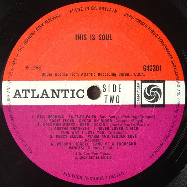 Various : This Is Soul (LP, Album, Comp, Mono)