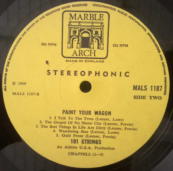 101 Strings : Paint Your Wagon (LP)