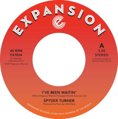 Spyder Turner : I've Been Waitin' / Get Down (7", Single, RE)