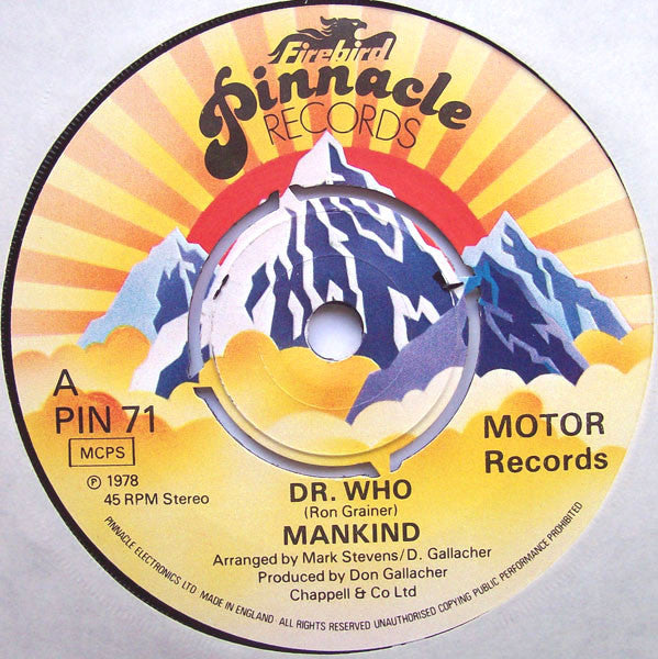 Mankind (3) : Dr. Who (7", Single)