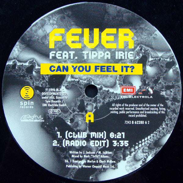 Fever (6) Feat. Tippa Irie : Can You Feel It? (12")