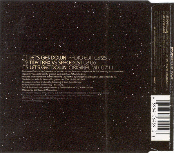 Spacedust : Let's Get Down (CD, Single)