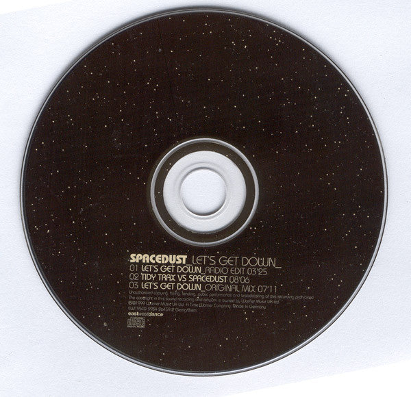 Spacedust : Let's Get Down (CD, Single)